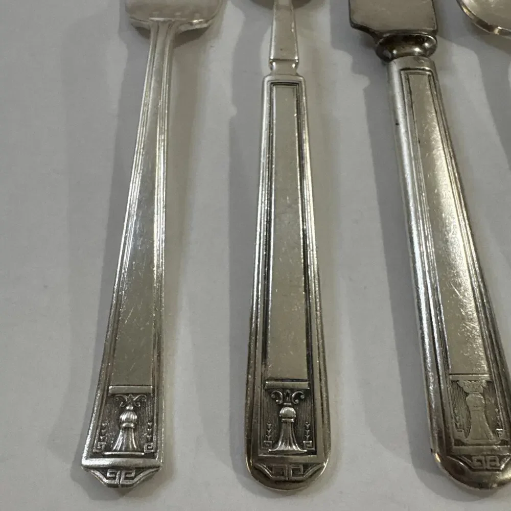 Vintage Holmes & Edwards Place Setting - Century - Silverplate Inlaid Flatware